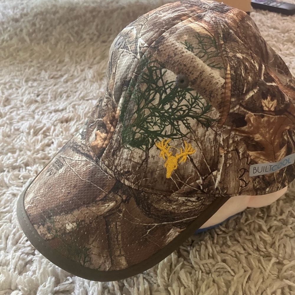 Real Tree Camo Baseball Cap with Built Cool technology, OSFM